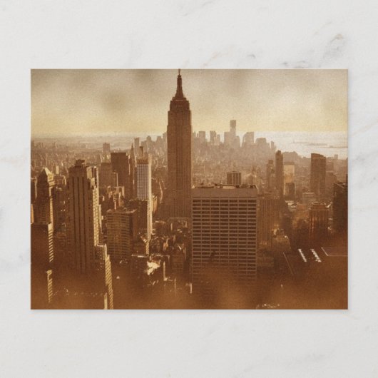 Beschadigd fotoeffect New York Briefkaart (Voorkant)