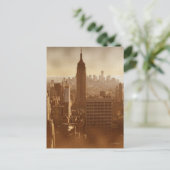 Beschadigd fotoeffect New York Briefkaart (Staand voorkant)