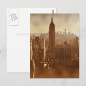 Beschadigd fotoeffect New York Briefkaart (Voorkant / Achterkant)