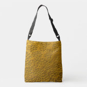 Beschadigd goud crossbody tas (Achterkant)
