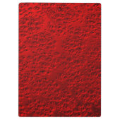 Beschadigd rood metaal klembord (Achterkant)