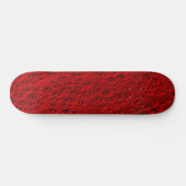 Beschadigd rood metaal persoonlijk skateboard (Horizontaal)