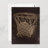Beschadigde Basketball-foto Briefkaart (Voorkant / Achterkant)