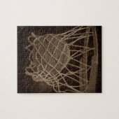 Beschadigde Basketball-foto Legpuzzel (Horizontaal)