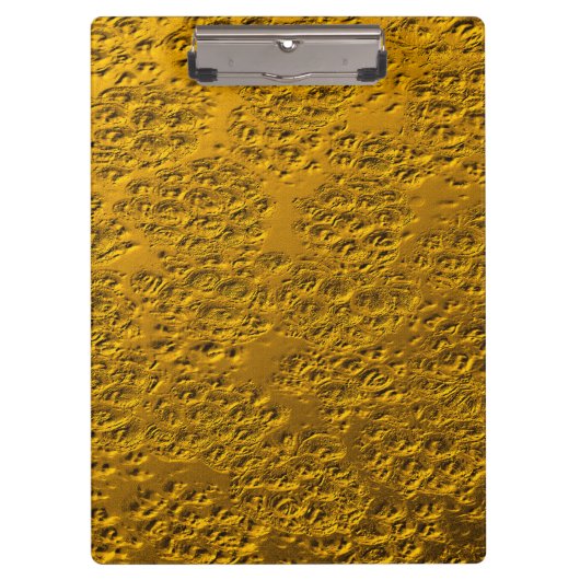 Beschadigde goudmetalen klembord (Voorkant)