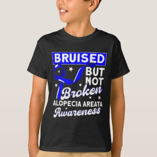Beschadigde maar niet gebroken ondersteuning voor t-shirt