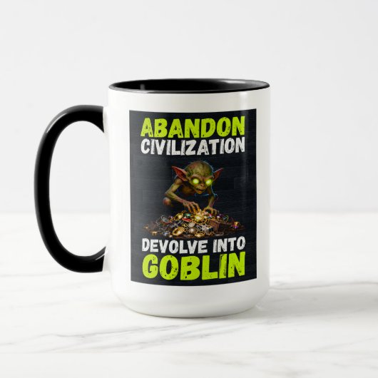 Beschaving Opgeven Ontaarden In Grappige Goblin Mok (Links)