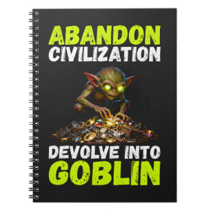 Beschaving Opgeven Ontaarden In Grappige Goblin Notitieboek