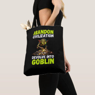 Beschaving Opgeven Ontaarden In Grappige Goblin Tote Bag