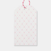 Bescheiden 1e verjaardag cadeaulabel (Achterkant)