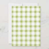 Bescheiden Baby Aardbei Shower Uitnodiging (Achterkant)
