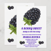Bescheiden Baby Shower Uitnodiging (Voorkant / Achterkant)