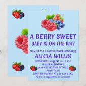 Bescheiden Baby Shower Uitnodiging (Voorkant / Achterkant)