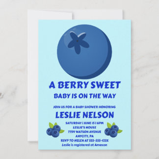 Bescheiden Baby Shower Uitnodiging