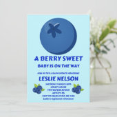 Bescheiden Baby Shower Uitnodiging (Staand voorkant)