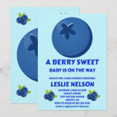 Bescheiden Baby Shower Uitnodiging (Voorkant / Achterkant)