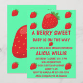Bescheiden Baby Shower Uitnodiging (Voorkant / Achterkant)