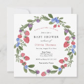 Bescheiden Baby Shower Uitnodiging (Voorkant)