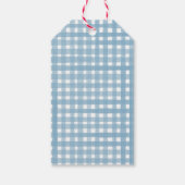 Bescheiden Blauwebes Babyshower Bedank Favor Cadeaulabel (Achterkant)