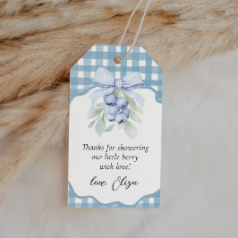 Bescheiden Blauwebes Babyshower Bedank Favor Cadeaulabel