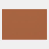 Bescheiden Ditsy Bloembruin Happy Thanksgiving Inpakpapier Vel (Voorkant 2)