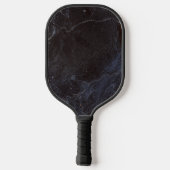 Bescheiden Donkere Steen Pickleball Paddle (Achterkant)