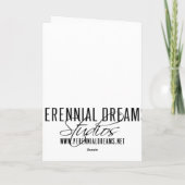 Bescheiden Engel Kaart (Achterkant)