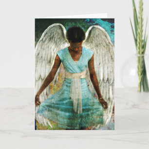 Bescheiden Engel Kaart