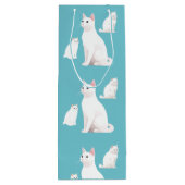 Bescheiden katten wijn cadeautas (Achterkant)