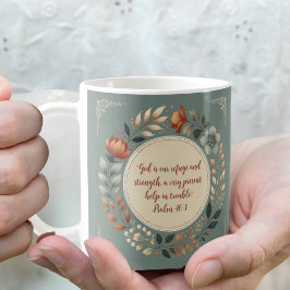 Bescheiden Krans Aanpasbare Bijbelvers Koffiemok