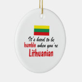 Bescheiden Let Keramisch Ornament (Rechts)