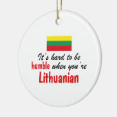 Bescheiden Let Keramisch Ornament (Links)