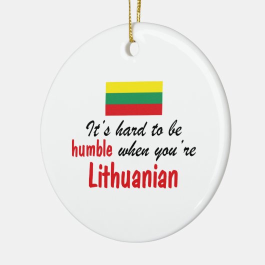 Bescheiden Let Keramisch Ornament (Links)