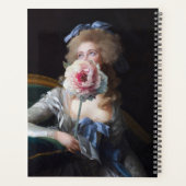 Bescheiden met Roze Pioen Planner (Achterkant)