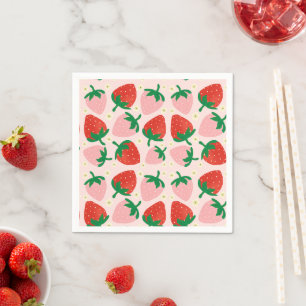 Bescheiden Roze Delights Servet