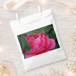 Bescheiden Roze Pioen Bedankzakje