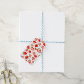 Bescheiden Zoete Aardbeien Baby Shower Cadeaulabel (Met Touw)