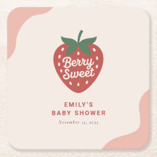 Bescheiden Zoete Cute Baby Shower Kartonnen Onderzetters