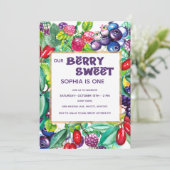 Bescheiden Zoete Uitnodiging (Staand voorkant)