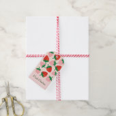 Bescheiden Zoete Verrukkingen Zachte Roze Cadeaulabel (Met Touw)