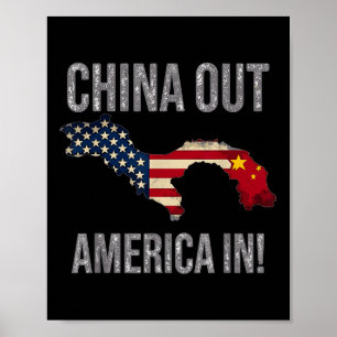 Bescherm Amerika - Panamakanaal - China uit - Pana Poster