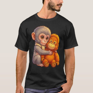 Bescherm Baby Aap Stomp Baby Macaque Knuffelen T-shirt
