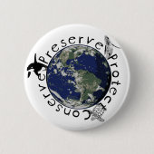 Bescherm behouden Conserveren Ronde Button 5,7 Cm (Voorkant)