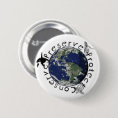 Bescherm behouden Conserveren Ronde Button 5,7 Cm (Voorkant /achterkant)