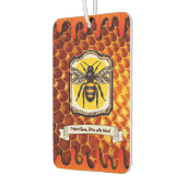 Bescherm bijen Drive met Ease Custom Text Luchtverfrisser (Links)