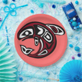 Bescherm bord Wilde zalmpapier (Feest)