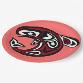 Bescherm bord Wilde zalmpapier (Gekanteld)