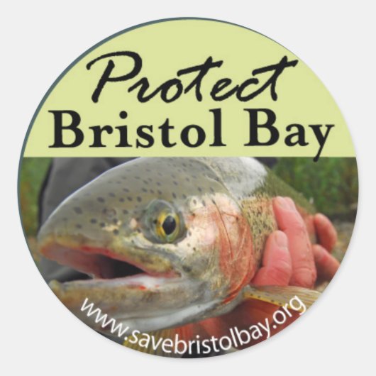 Bescherm Bristol Bay Sticker (Voorkant)