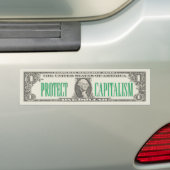Bescherm Bumpersticker kapitalisme (Op auto)