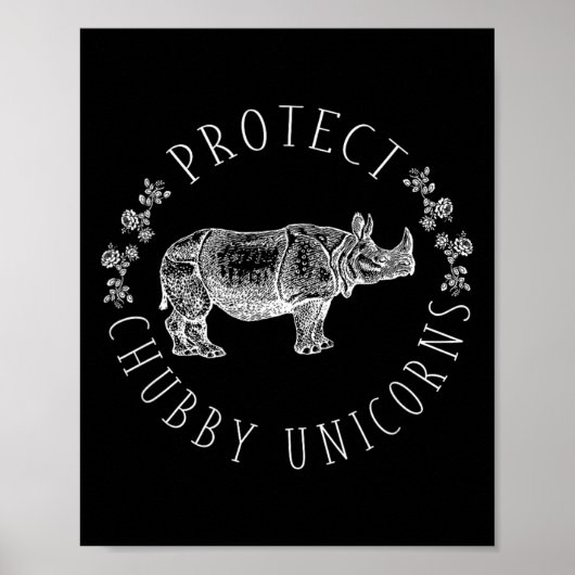 Bescherm Chub Bewaar je planeet Aarde gegevens Poster (Voorkant)
